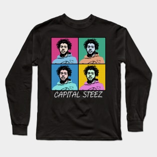 Capital Steez 80s Pop Art Style Long Sleeve T-Shirt